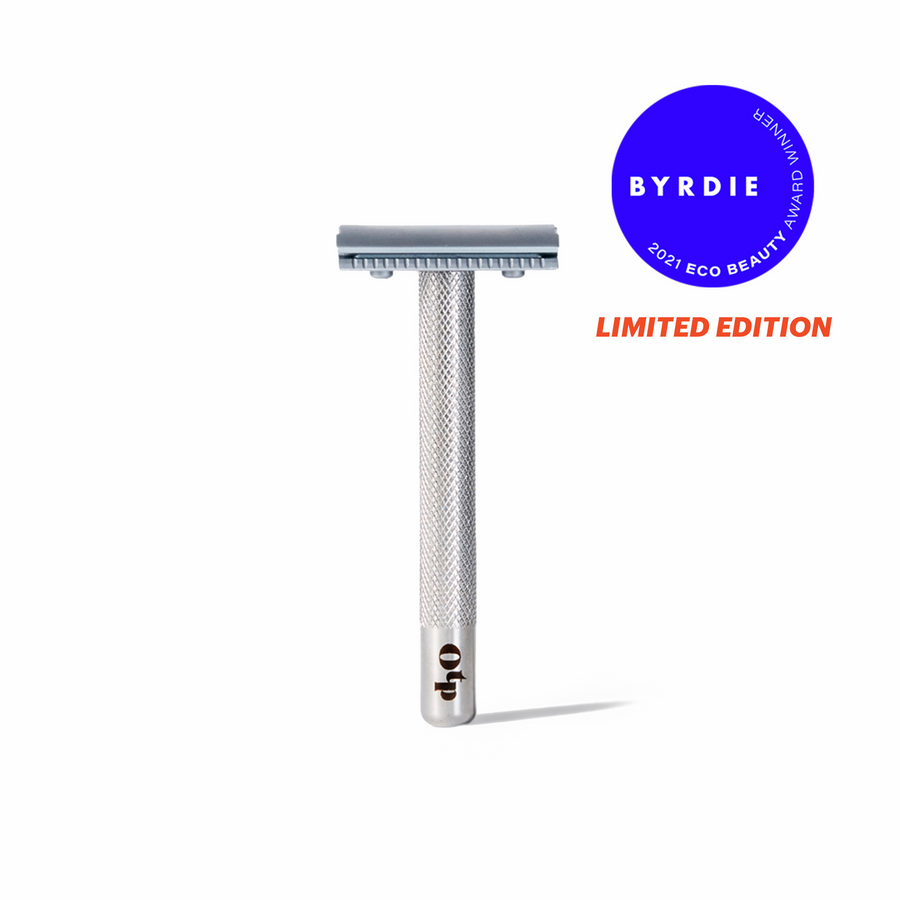 THE SINGLE Brushed Chrome Sensitive Skin Razor | OUI the People